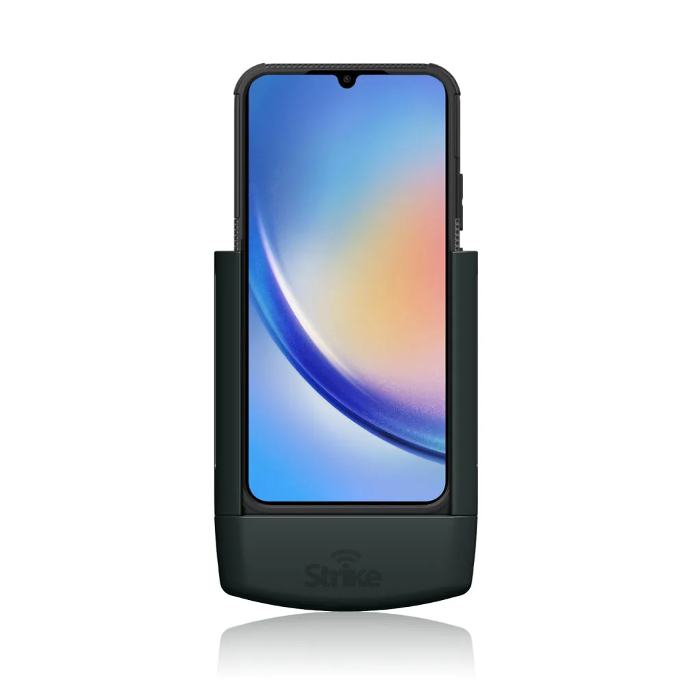 Strike Alpha in-car Cradle for Samsung Galaxy A35 Car Phone Holder that work with Strike Rugged Case On