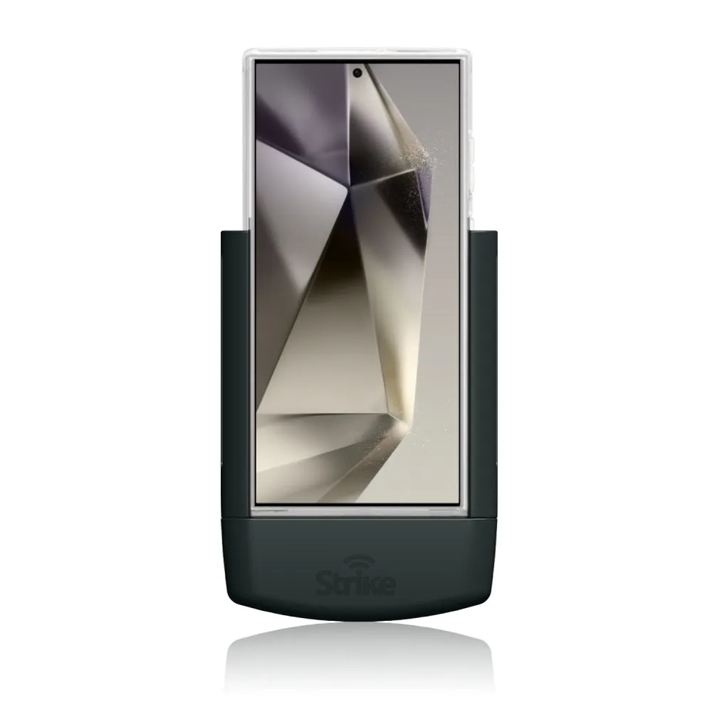 Strike Alpha in-car Cradle for Samsung Galaxy S24 Ultra Car Phone Holder with Strike Case On