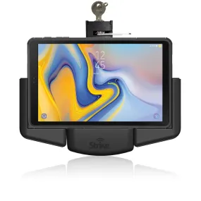 Strike Alpha in-car Cradle for Samsung Galaxy Tab A 10.5" Lockable that work with Strike Rugged Case On (Landscape)