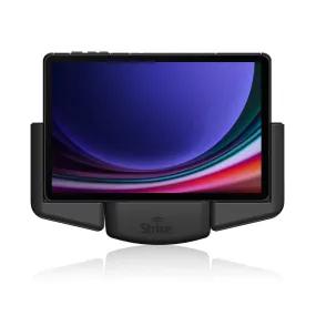 Strike Alpha in-car Cradle for Samsung Galaxy Tab S9  that work with Strike Rugged Case On (Landscape)