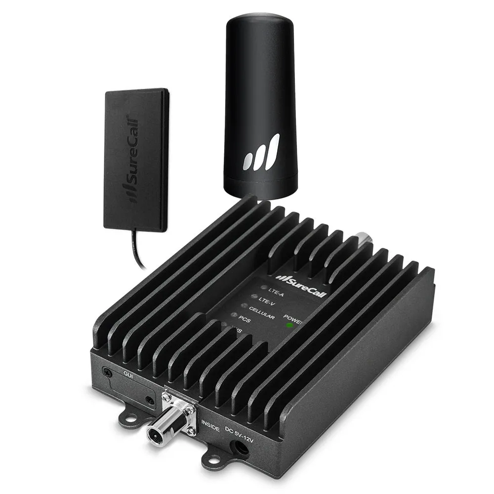 Surecall Fusion2Go 3.0 Fleet Vehicle Cell Signal Booster Kit for Car, Truck, SUV | ISED Approved | Requires Professional Installation