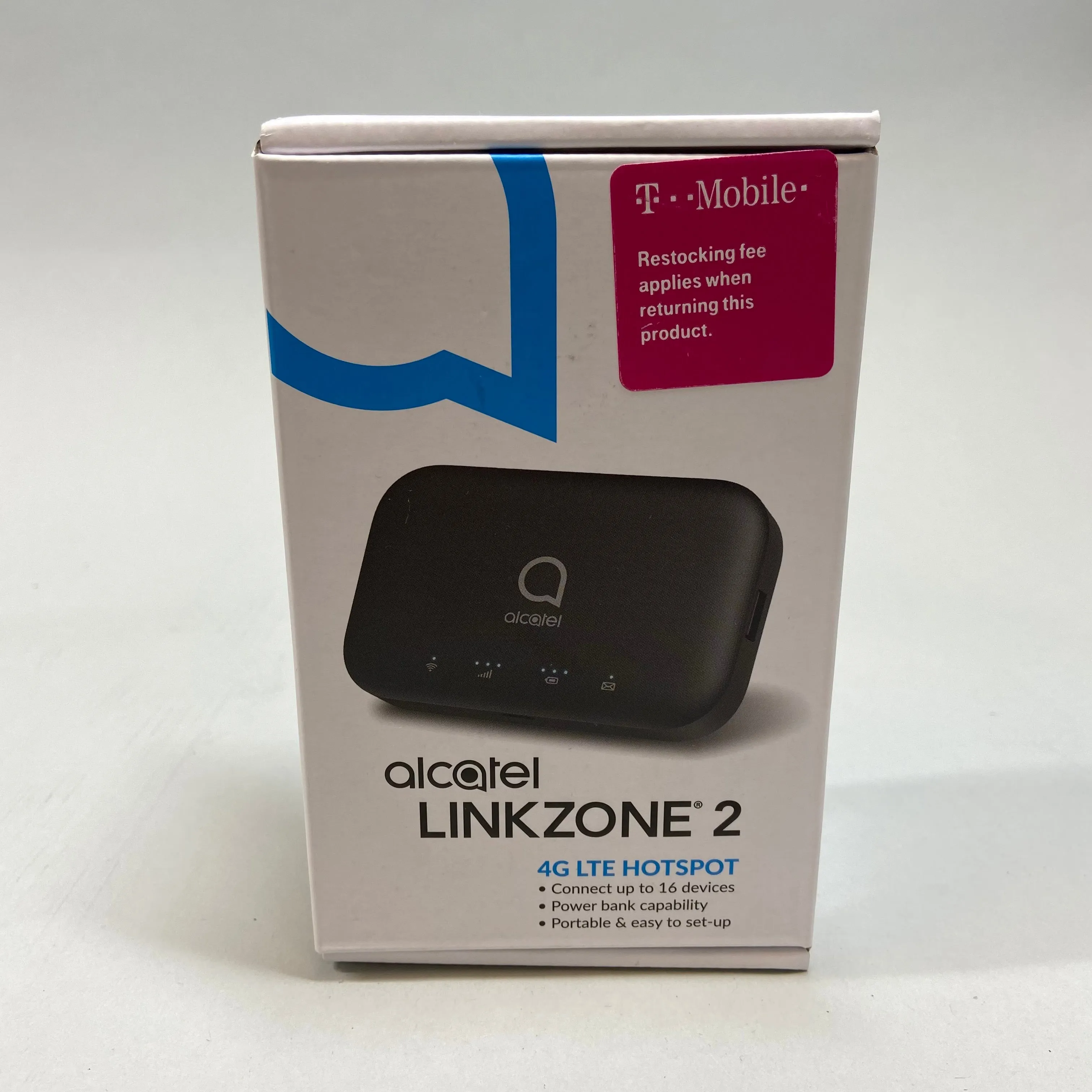 T Mobile Alcatel Linkzone 2 4G LTE Hotspot CKA1RL0000CA Black