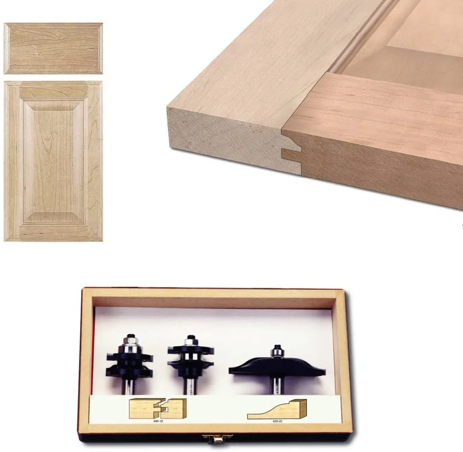 Timberline TRS-260 3 Piece Ogee Raised Panel Door Making Set