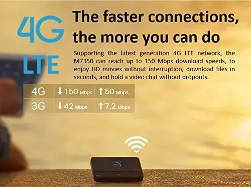 TP-Link 4G Mobile Wi-Fi - N150 download / 8 hrs of battery usage & up to 10 devices