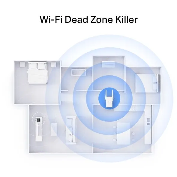 TP-Link AX3000 Mesh WiFi 6 Extender - RE705X
