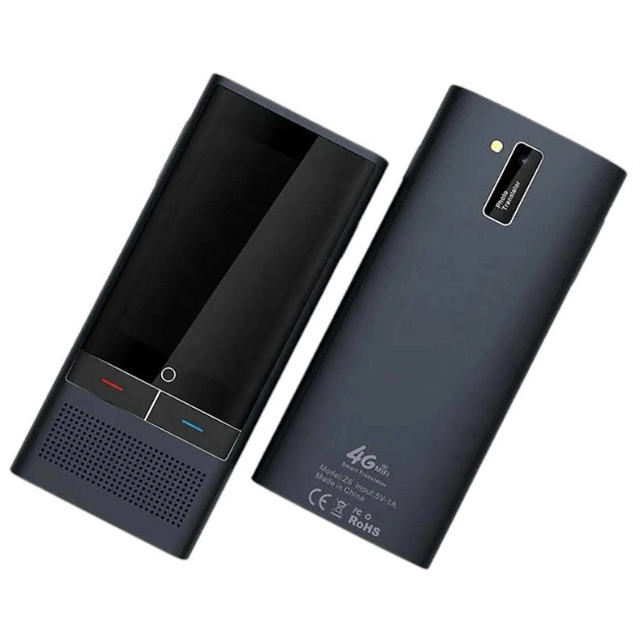 TUTT Z6 4G AI Language Voice and Image Translator Two Way | Simultaneous Interpretation | 1G 16G ROM AI Assistance | 138 Online 19 Offline | Micro SIM Card