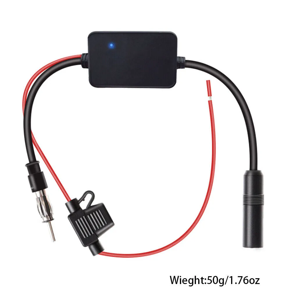 US 1-2 Pcs Car Auto Stereo FM & AM Radio Signal Antenna Aerial Amp Amplifier