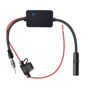 US 1-2 Pcs Car Auto Stereo FM & AM Radio Signal Antenna Aerial Amp Amplifier