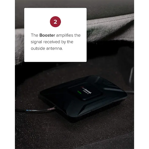 weBoost Drive X (655021) Vehicle Cell Signal Booster | Car, Truck, Van, or SUV | All Canadian Carriers - Bell, Rogers, Telus | ISED Approved