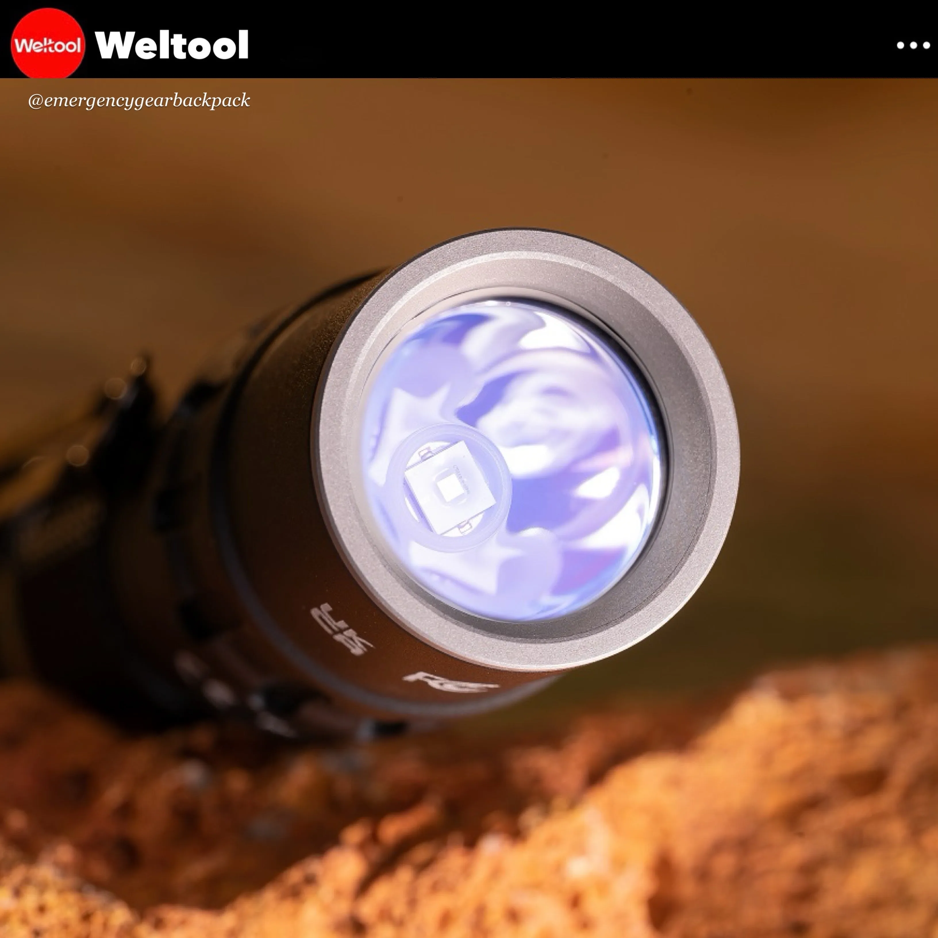 Weltool T1 Pro TAC Tactical Flashlight 540 Lumens 290M