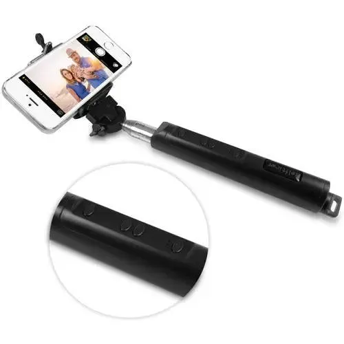 Wireless Bluetooth Selfie Timer Camera Monopod Remote Shutter Pole