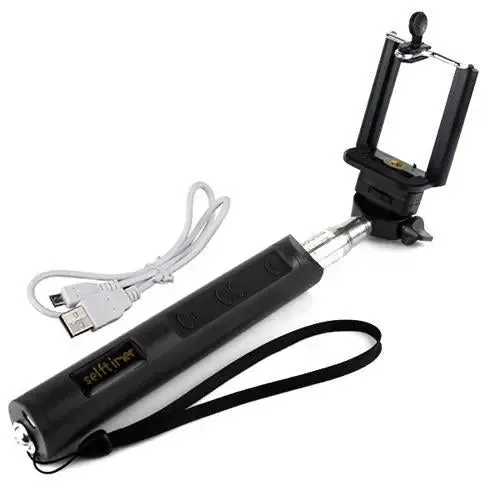 Wireless Bluetooth Selfie Timer Camera Monopod Remote Shutter Pole