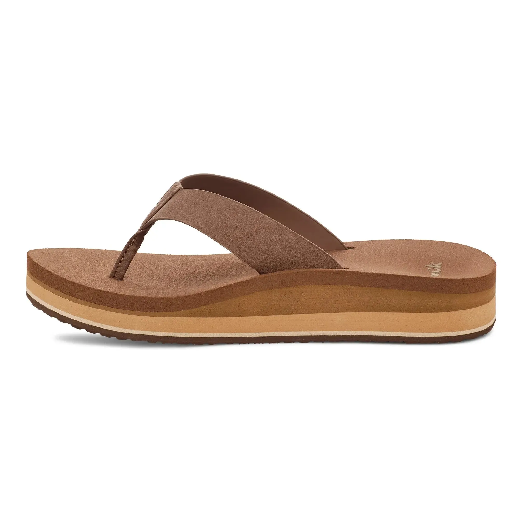 Women's Sanuk Highland St Sandal 1137850-BRN