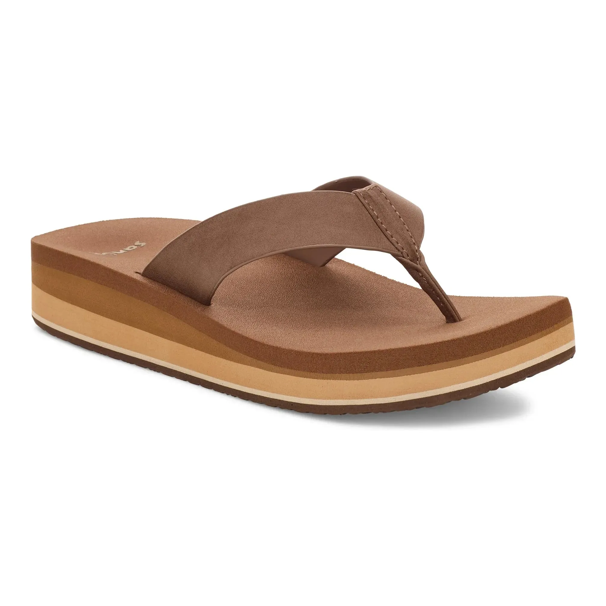 Women's Sanuk Highland St Sandal 1137850-BRN