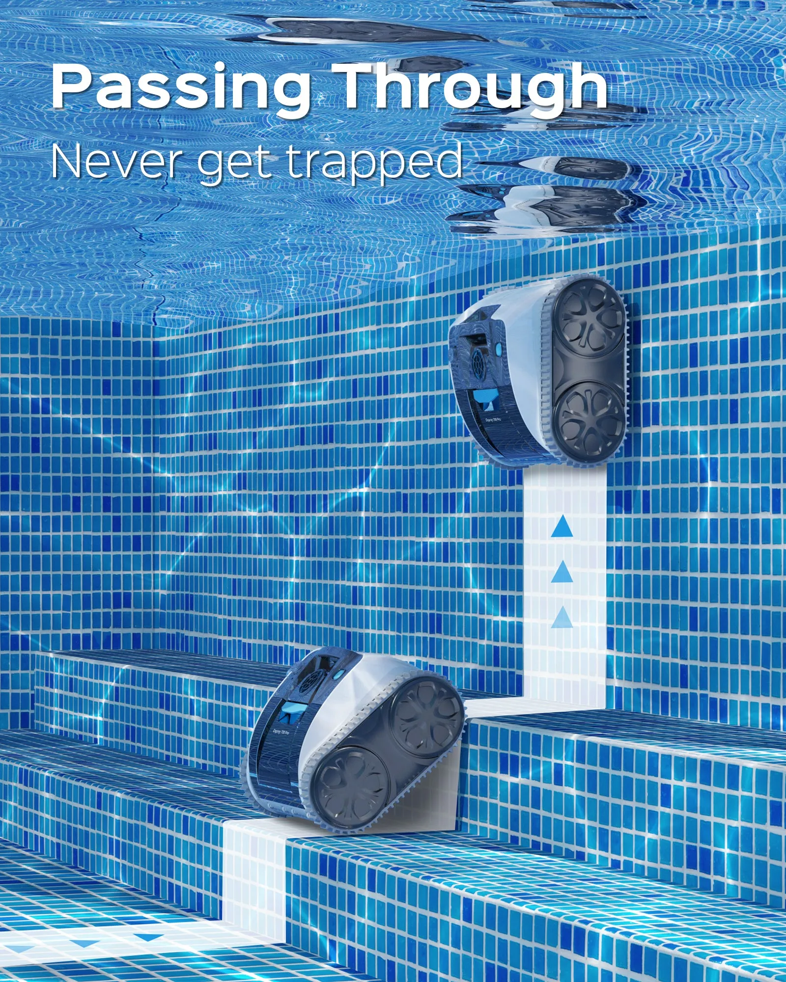 WYBOT Osprey 700 Pro Cordless Robotic Pool Cleaner